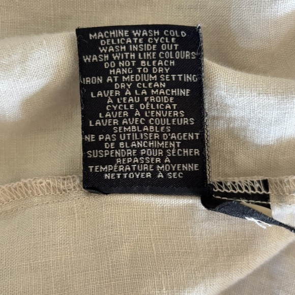 Lady Hathaway Women's Size Small 100% Linen T-Shirt Dress Cover Up Vacation Midi - Picture 12 of 13